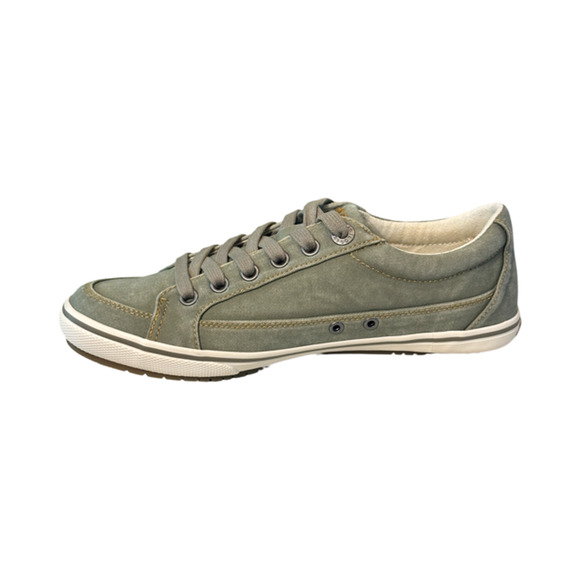Taos Moc Star Sneaker Sage Distressed Size 7 Women ~ NEW - Picture 3 of 6